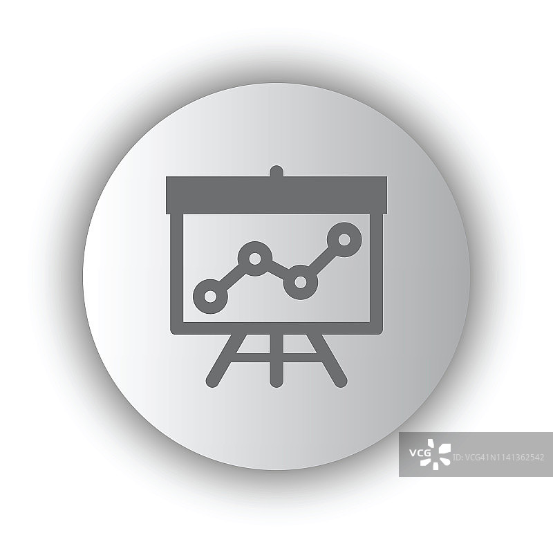 白色背景上的商务板向量图标图片素材