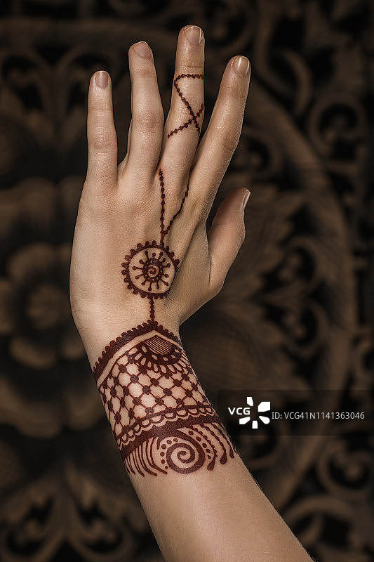 海娜纹身图片素材