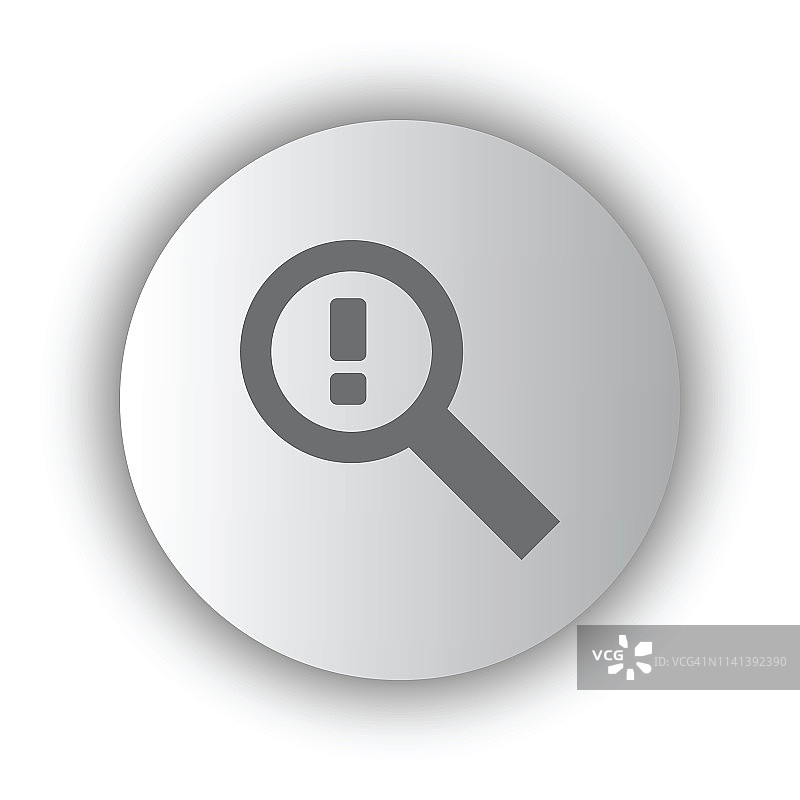 漏洞搜索细线图标图片素材