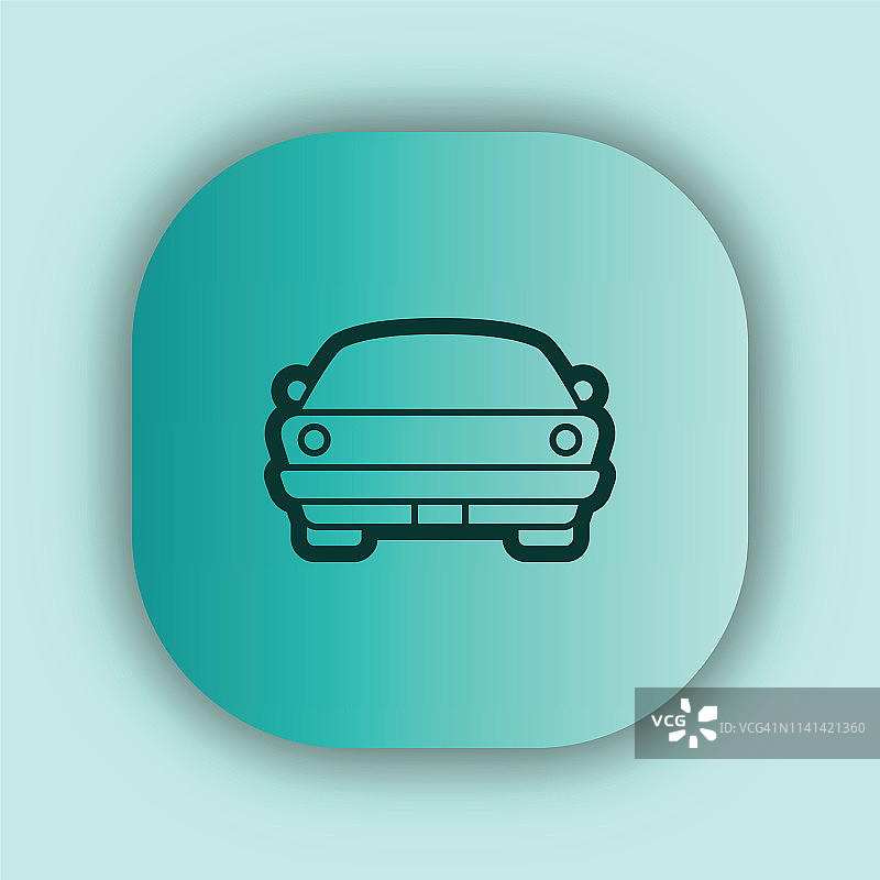 汽车扁平图形设计图标图片素材