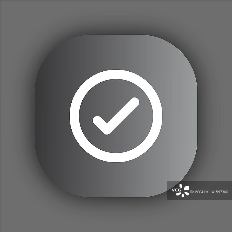 勾选符号矢量涂鸦风格复选标记图片素材