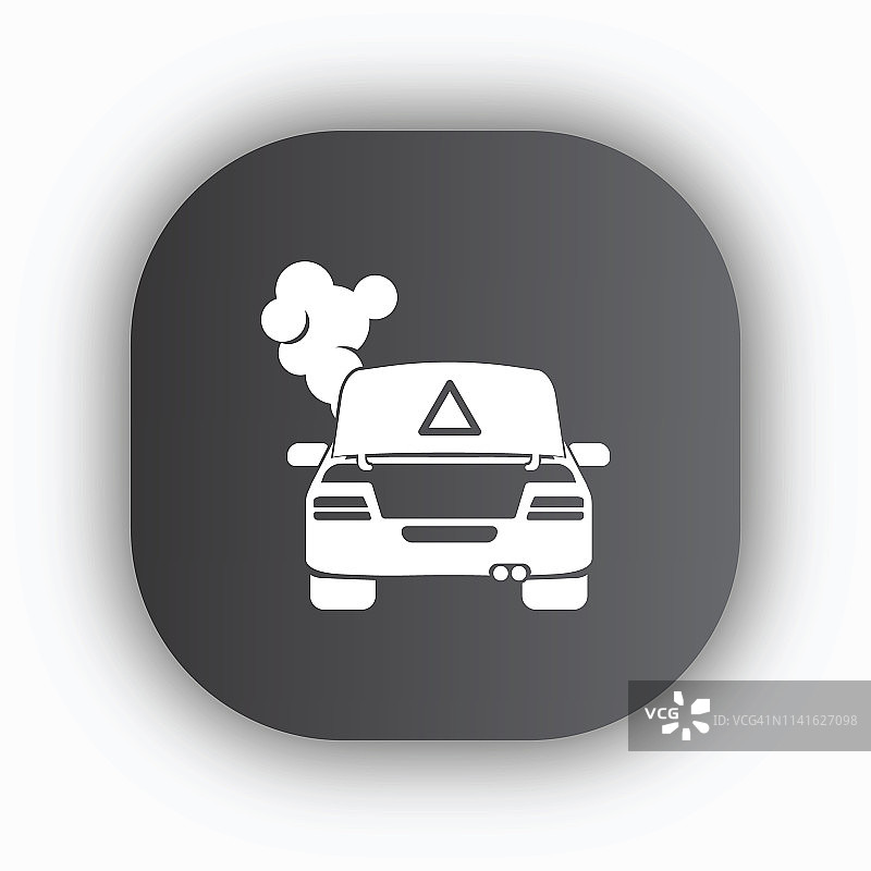 抛锚汽车图标图片素材