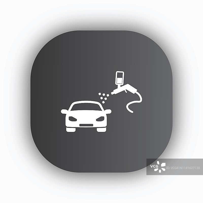 汽车修理工喷涂新车图片素材