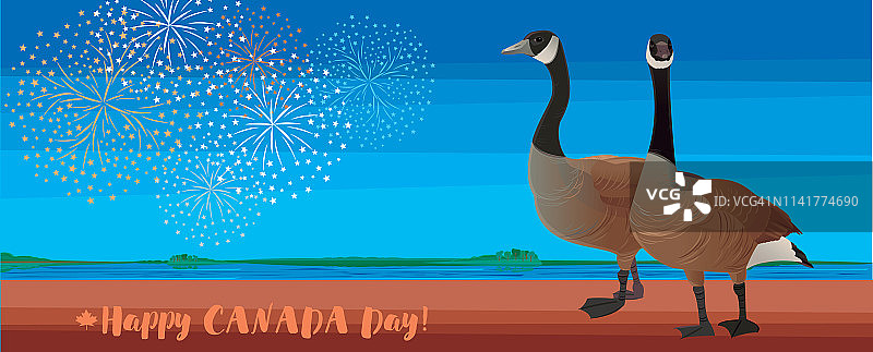 加拿大国庆日快乐！图片素材