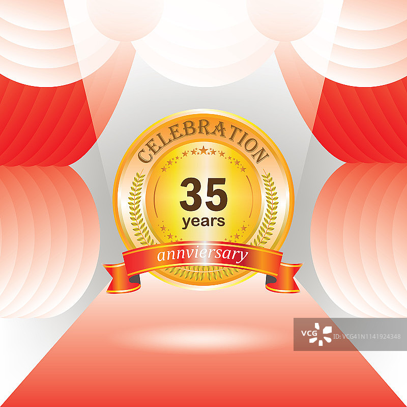 35周年庆典活动背景图片素材