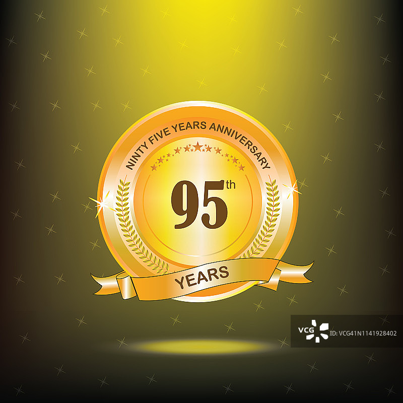 95周年纪念矢量图模板图片素材