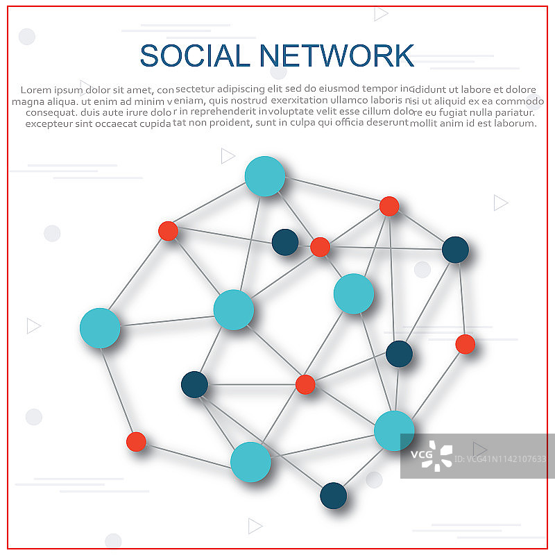 在线社交网络插图图片素材