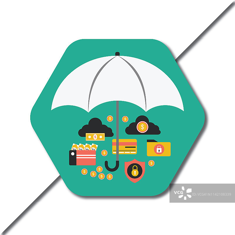 保护费概念 - 插图图片素材