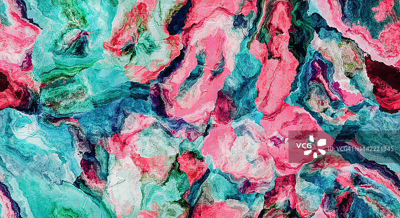 水粉色斑点流体形状抽象彩色背景图片素材