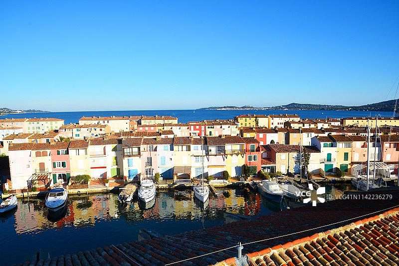 格里莫港景色，法国图片素材