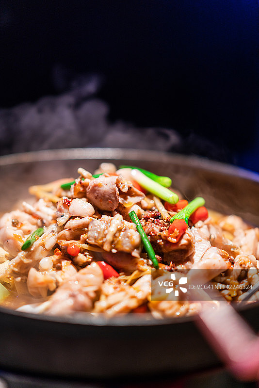 中国香辣美食 - 香辣牛蛙图片素材