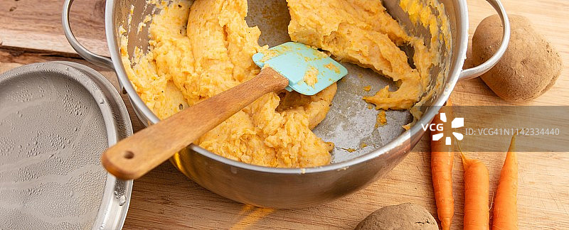 马铃薯胡萝卜泥图片素材