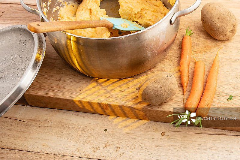 马铃薯胡萝卜泥图片素材