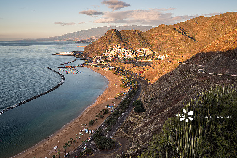 特内里费岛日出景色图片素材