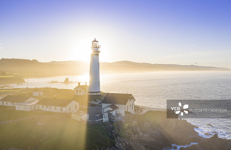 加州佩斯卡德罗鸽子角灯塔图片素材