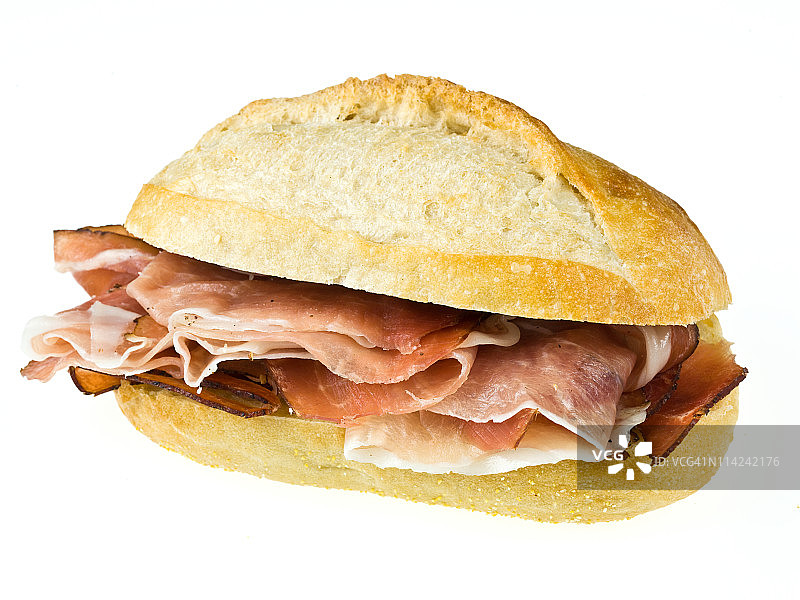 意大利火腿三明治图片素材
