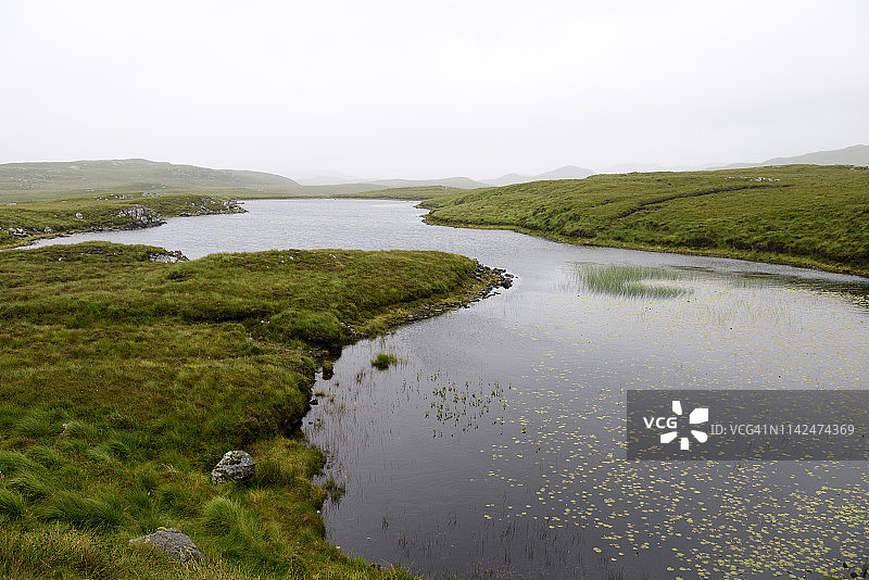 苏格兰高地阿赫莫尔湖图片素材