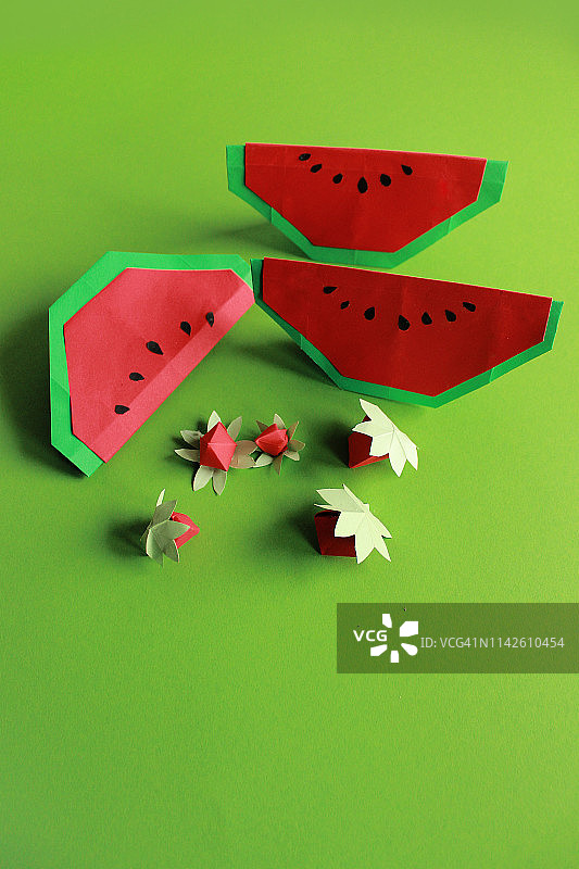 西瓜和草莓图片素材