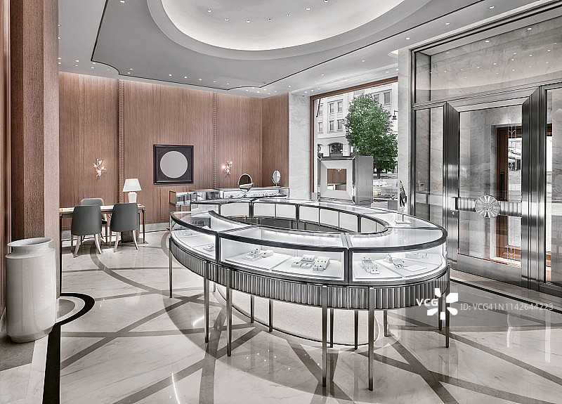 珠宝店里的交易室图片素材