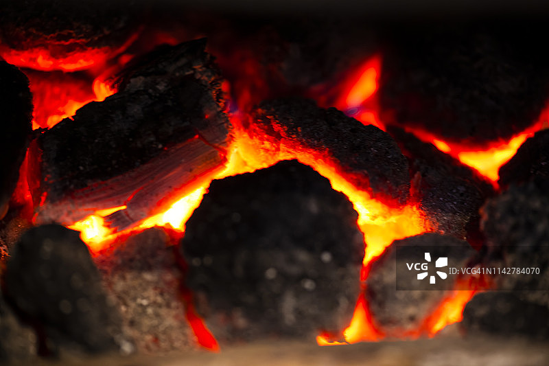炉子里的火焰图片素材
