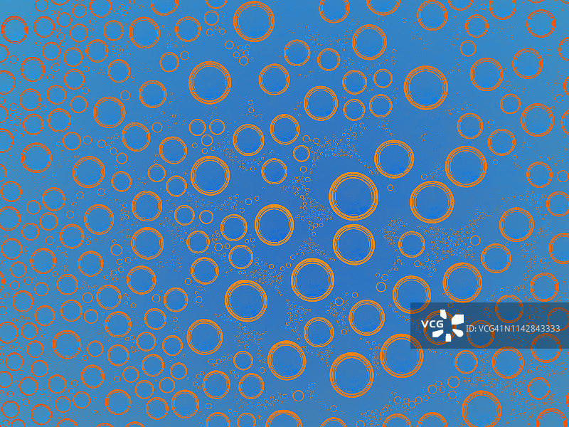 蓝色水滴气泡纹理图片素材