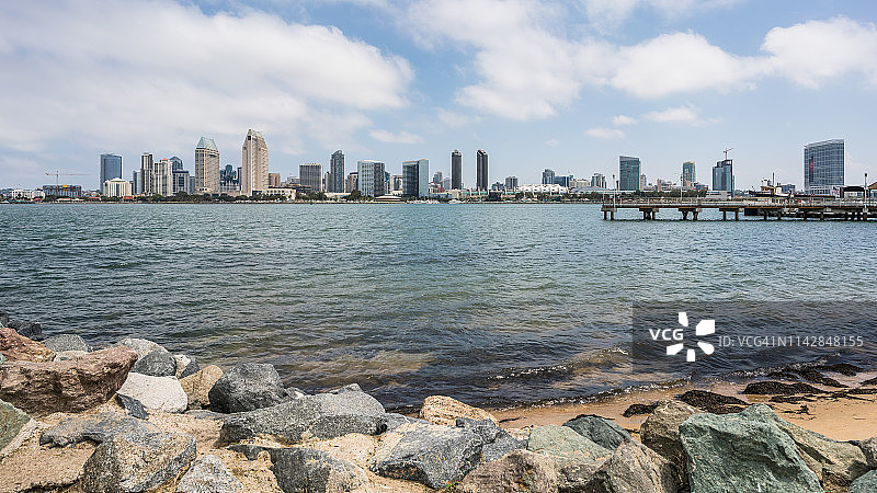 圣地亚哥科罗纳多天际线景观图片素材