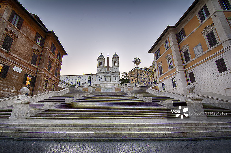 西班牙广场台阶图片素材