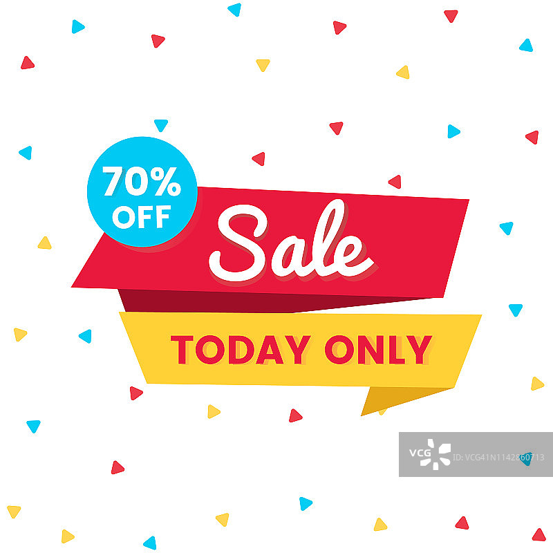 70%折扣 - 矢量 - 插图图片素材