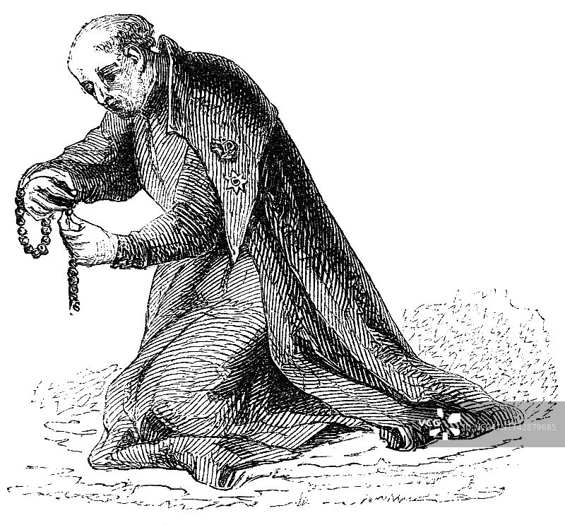 16世纪的施舍者图片素材