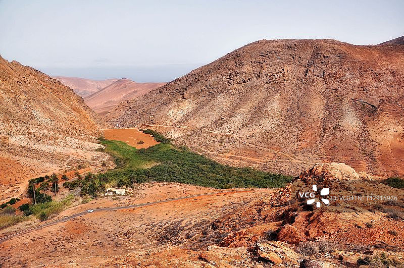 西班牙加那利群岛富埃特文图拉岛贝坦库里亚山景图片素材