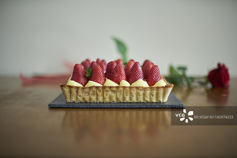 草莓馅饼图片素材