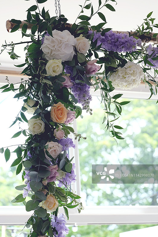 花拱门细节图片素材