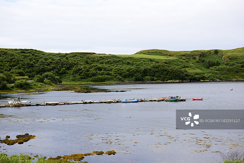 苏格兰斯凯岛波特纳隆湾图片素材