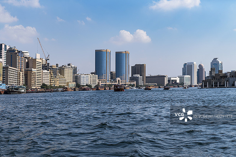 迪拜Abra渡轮码头图片素材