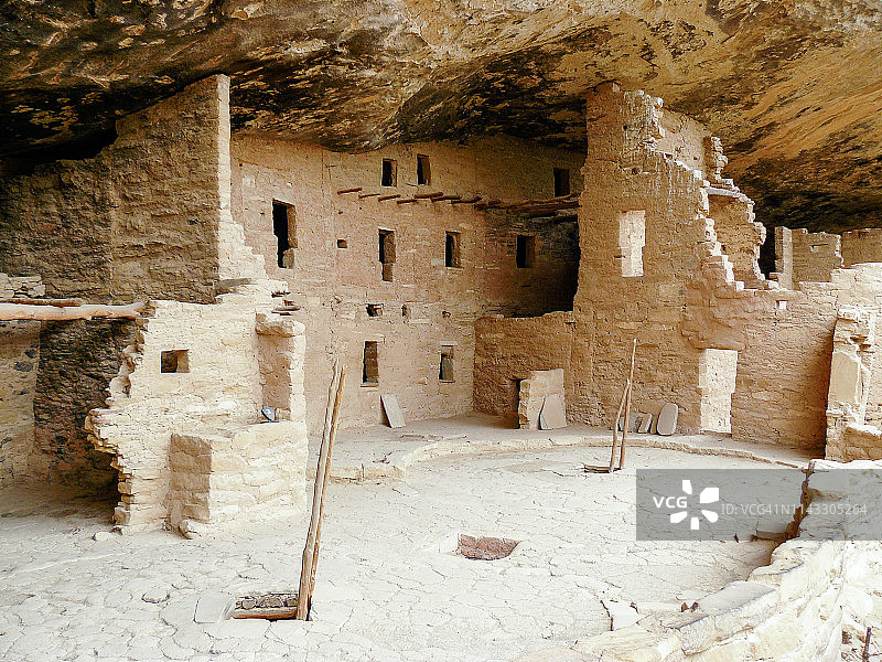 梅萨维德国家公园悬崖宫殿住所图片素材