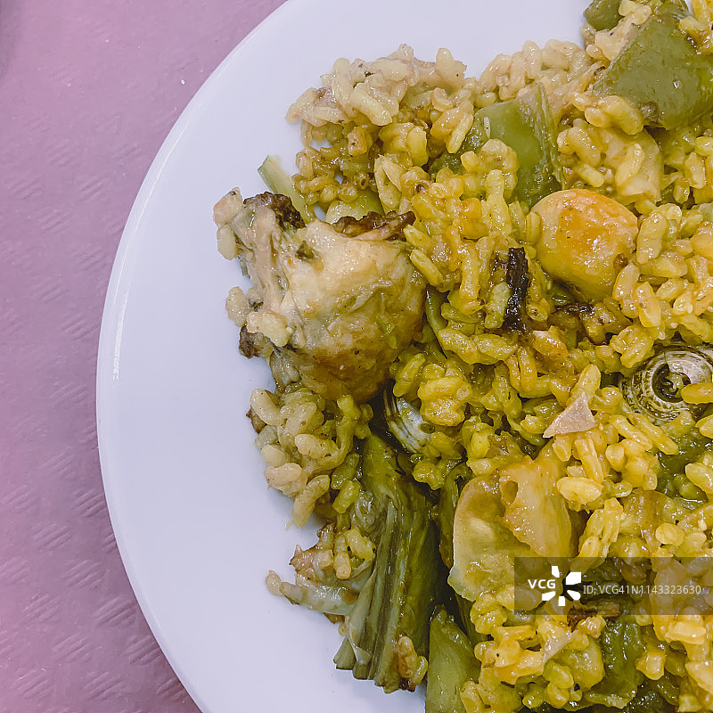 瓦伦西亚海鲜饭图片素材