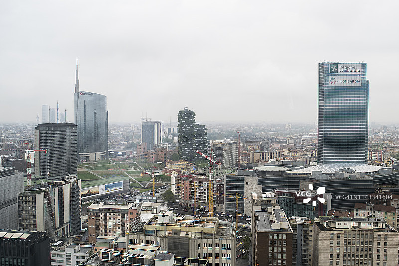 意大利米兰全景图片素材