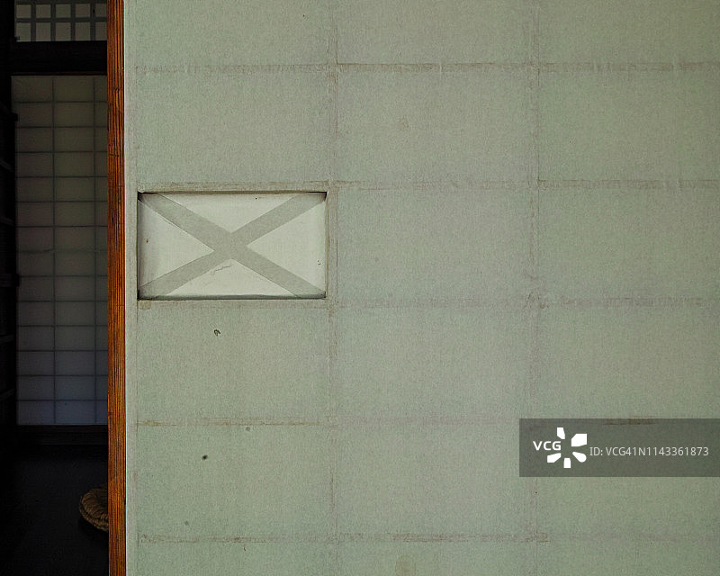 障子纸拉门图片素材