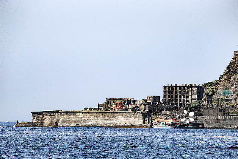 军舰岛风光图片素材