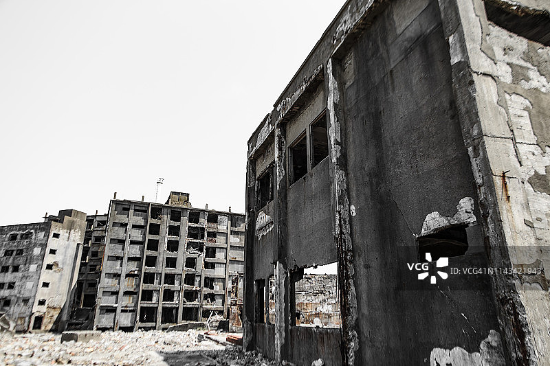 军舰岛风光图片素材