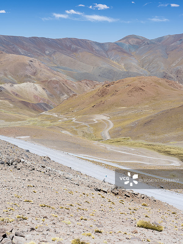 阿根廷阿布拉德尔阿凯沿线Routa 40号公路的Altiplano景色图片素材