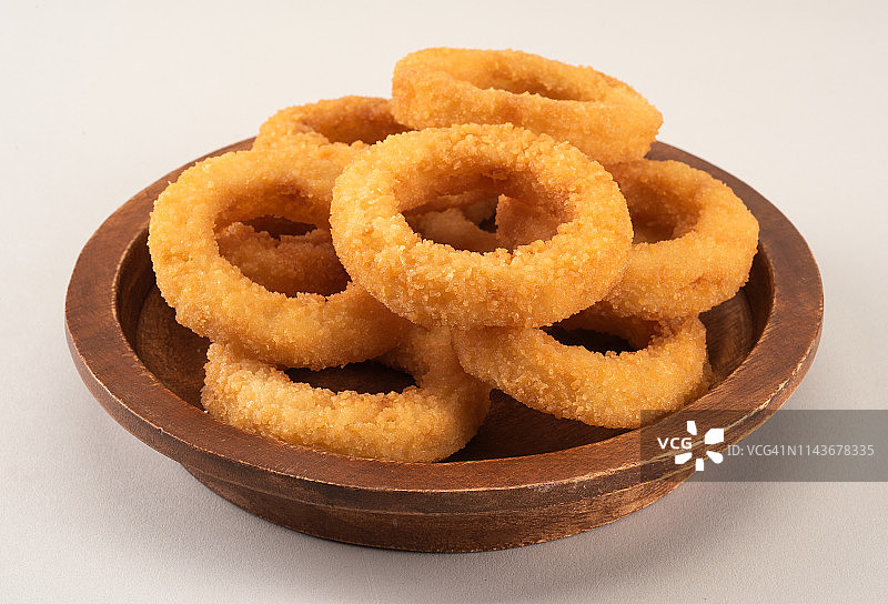 炸洋葱圈图片素材