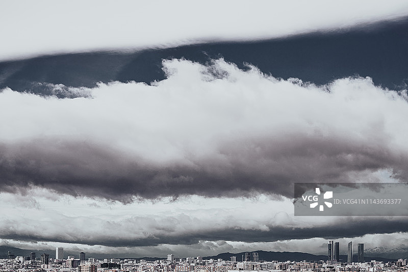 西班牙马德里金融区城市景观图片素材