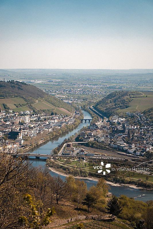 德国宾根莱茵河畔风景图片素材