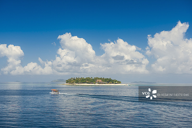 斐济马马努卡群岛金银岛图片素材