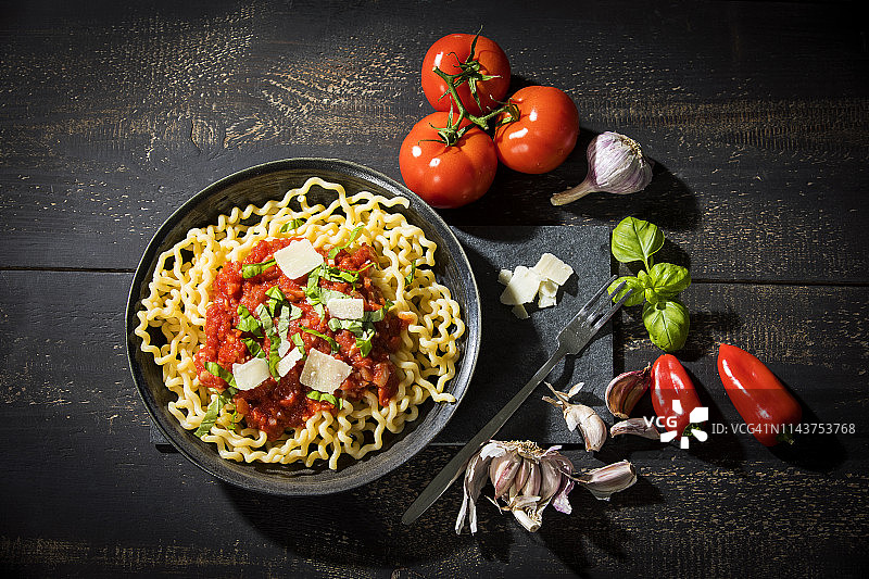 番茄意大利面图片素材