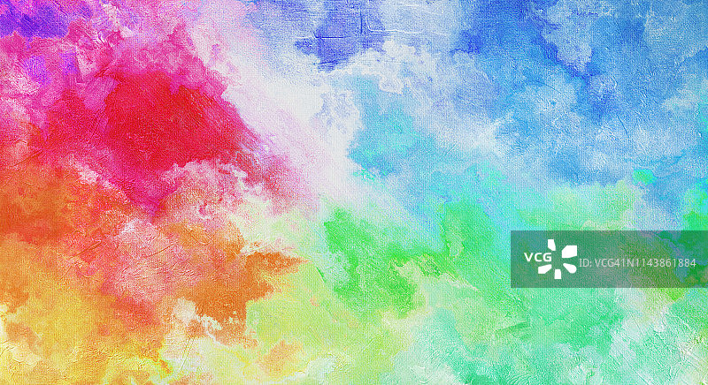 帆布上的抽象彩色纹理背景图片素材