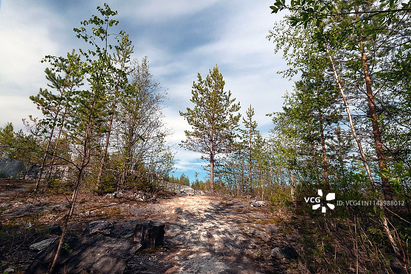 大理石峡谷风光图片素材