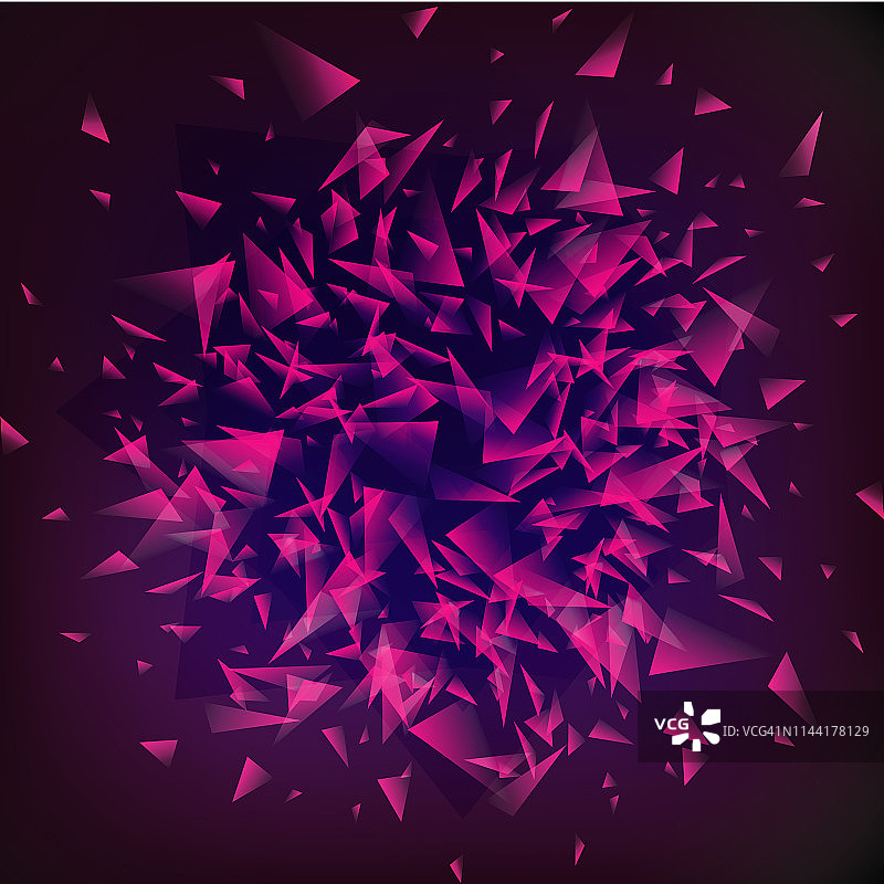 三角形抽象背景插图图片素材