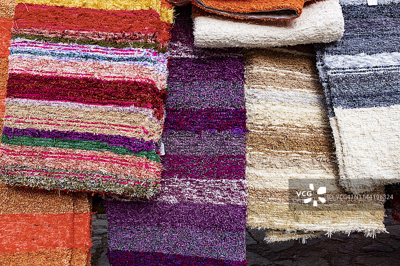 彩色棉地毯合集图片素材